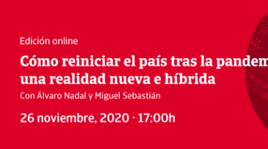 Encuentro digital Álvaro Nadal Miguel Sebastián noviembre 2020
