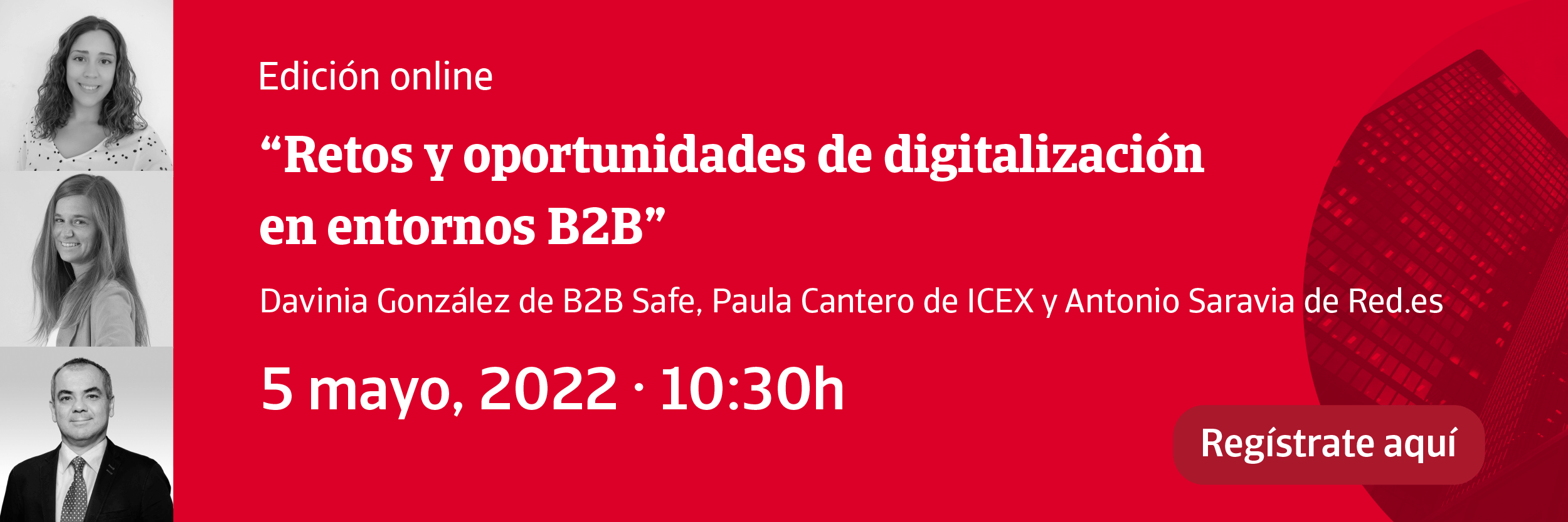 "Retos y oportunidades de digitalización en entornos B2B" con ICEX y Crédito y Caución