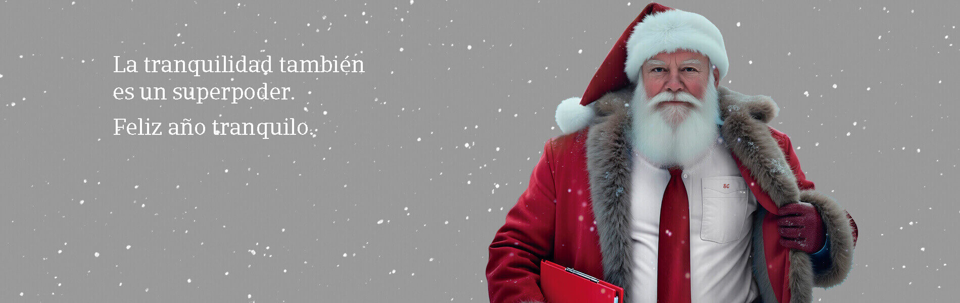La tranquilidad también es un superpoder. Feliz año tranquilo. 